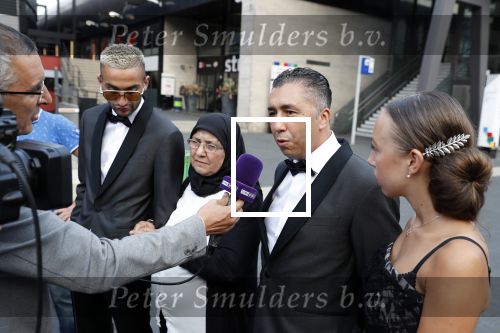 Hilversum 3 september 2018
Telegraaf voetballer van het jaar in studio 21. Hakim Ziyech kwam met zijn moeder en Manager Mustapha Nakhli.