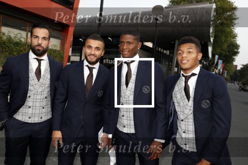 Hilversum 3 september 2018
Telegraaf voetballer van het jaar in studio 21. Lamprou Labyad .. en Neres