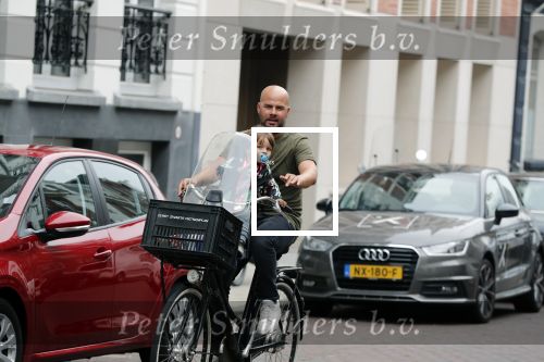 Amsterdam 4 september 2018
Oscar Aerts met zijn zoontje op de fiets.