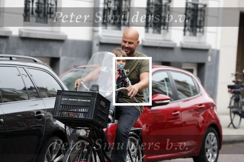 Amsterdam 4 september 2018
Oscar Aerts met zijn zoontje op de fiets.