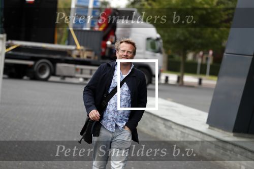 Hilversum 28 augustus 2018
Patrick Lodiers op weg naar zijn werk op het mediapark.