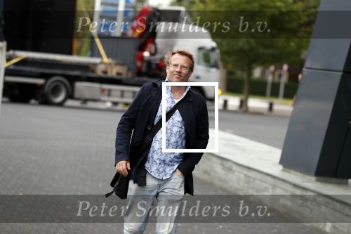 Hilversum 28 augustus 2018
Patrick Lodiers op weg naar zijn werk op het mediapark.