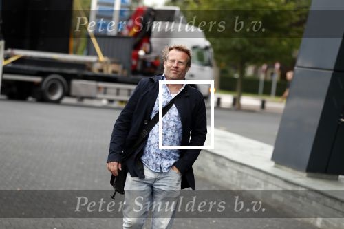 Hilversum 28 augustus 2018
Patrick Lodiers op weg naar zijn werk op het mediapark.