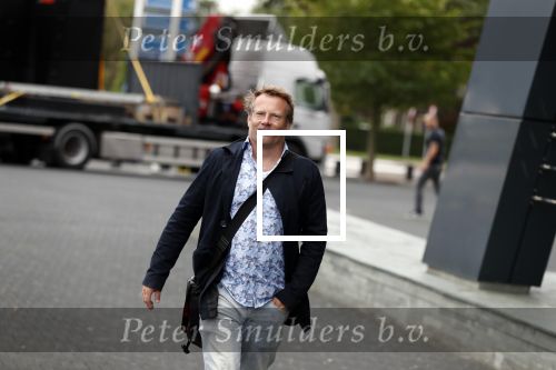 Hilversum 28 augustus 2018
Patrick Lodiers op weg naar zijn werk op het mediapark.