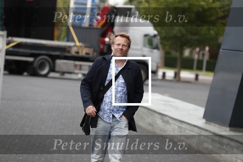 Hilversum 28 augustus 2018
Patrick Lodiers op weg naar zijn werk op het mediapark.