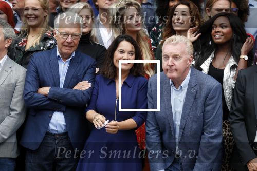 Hilversum 28 augustus 2018
Najaarspresentatie NPO op het mediapark.
Paul Witteman en Dionne de Graaff en Andre v Duin