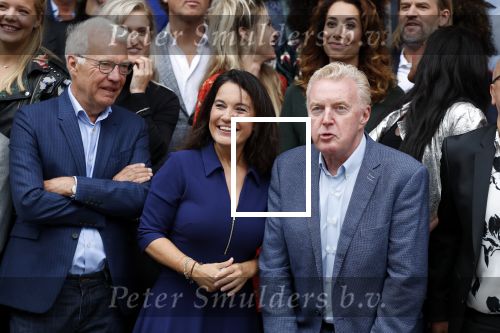 Hilversum 28 augustus 2018
Najaarspresentatie NPO op het mediapark.
Paul Witteman en Dionne de Graaff en Andre v Duin