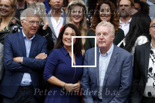 Hilversum 28 augustus 2018
Najaarspresentatie NPO op het mediapark.
Paul Witteman en Dionne de Graaff en Andre v Duin
