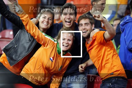 Amsterdam 6 mei 2018
Nederland-Peru 2-1 . Afscheidswedstrijd Wesley Sneijder . Zijn vrouw Yolanthe Sneijder Cabau en zoons Jessey en Xess Xava zijn natuurlijk aanwezig.