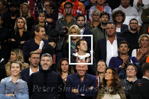Amsterdam 6 mei 2018
Nederland-Peru 2-1 . Afscheidswedstrijd Wesley Sneijder . Zijn vrouw Yolanthe Sneijder Cabau en zoons Jessey en Xess Xava zijn natuurlijk aanwezig. Rene en Natasja Froger met zoon Maxim  en Wil v d Kaaij
