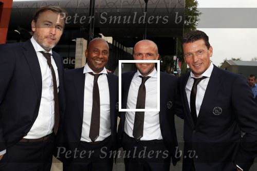 Hilversum 3 september 2018
Telegraaf voetballer van het jaar in studio 21. Richard Witschge Aron Winter Alfred Schreuder en Carlo Lâ€™ami