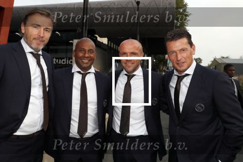 Hilversum 3 september 2018
Telegraaf voetballer van het jaar in studio 21. Richard Witschge Aron Winter Alfred Schreuder en Carlo Lâ€™ami