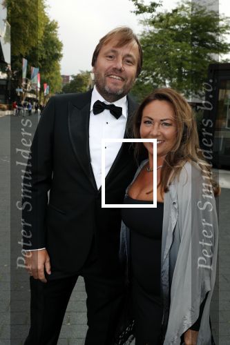 Hilversum 3 september 2018
Telegraaf voetballer van het jaar in studio 21. Rob Witschge met Yvonne Winter