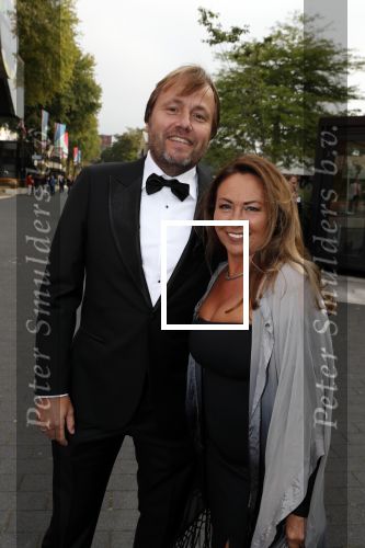 Hilversum 3 september 2018
Telegraaf voetballer van het jaar in studio 21. Rob Witschge met Yvonne Winter
