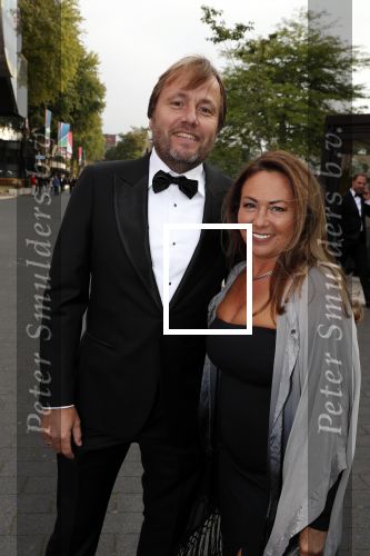 Hilversum 3 september 2018
Telegraaf voetballer van het jaar in studio 21. Rob Witschge met Yvonne Winter