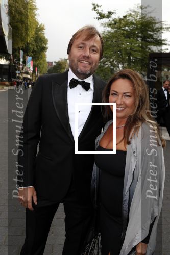 Hilversum 3 september 2018
Telegraaf voetballer van het jaar in studio 21. Rob Witschge met Yvonne Winter