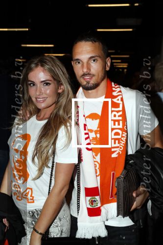 Amsterdam 6 mei 2018
Nederland-Peru 2-1 . Afscheidswedstrijd Wesley Sneijder . Zijn vrouw Yolanthe Sneijder Cabau en zoons Jessey en Xess Xava zijn natuurlijk aanwezig. Rodney Sneijder met zijn vriendin
