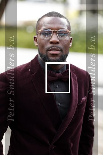 Hilversum 3 september 2018
Telegraaf voetballer van het jaar in studio 21. Royston Drenthe met vrouw