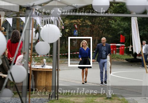 Hilversum 28 augustus 2018
Najaarspresentatie NPO op het mediapark.
Sander v d Eeden  met vriendin