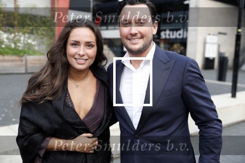 Hilversum 3 september 2018
Telegraaf voetballer van het jaar in studio 21. Tino Martin met vriendin