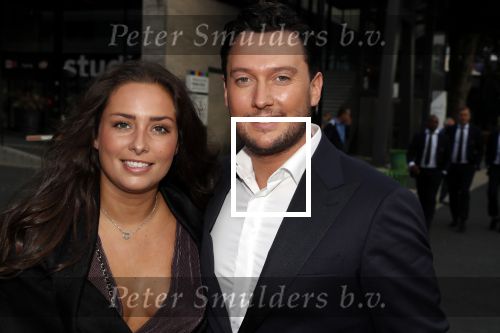 Hilversum 3 september 2018
Telegraaf voetballer van het jaar in studio 21. Tino Martin met vriendin