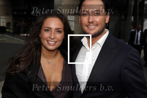 Hilversum 3 september 2018
Telegraaf voetballer van het jaar in studio 21. Tino Martin met vriendin