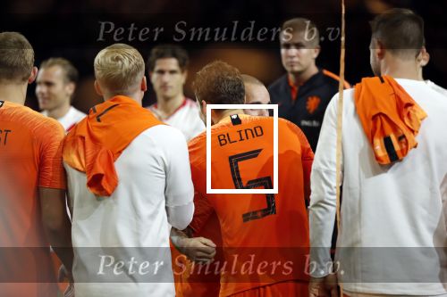 Amsterdam 6 mei 2018
Nederland-Peru 2-1 . Afscheidswedstrijd Wesley Sneijder . Zijn vrouw Yolanthe Sneijder Cabau en zoons Jessey en Xess Xava zijn natuurlijk aanwezig.