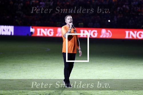 Amsterdam 6 mei 2018
Nederland-Peru 2-1 . Afscheidswedstrijd Wesley Sneijder . Zijn vrouw Yolanthe Sneijder Cabau en zoons Jessey en Xess Xava zijn natuurlijk aanwezig.