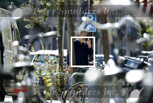 Amsterdam 4 augustus 2018
Wessel v Diepen bellen op straat.