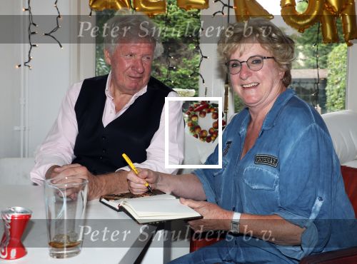Laren, 8 Augustus 2018
Willibrord Frequin samen met Catherine Keyl