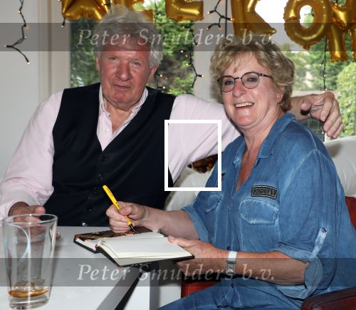 Laren, 8 Augustus 2018
Willibrord Frequin samen met Catherine Keyl