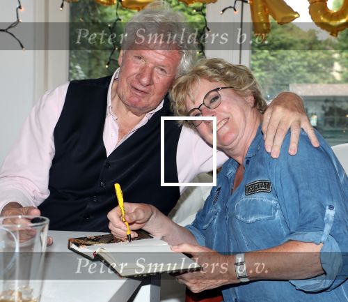 Laren, 8 Augustus 2018
Willibrord Frequin samen met Catherine Keyl