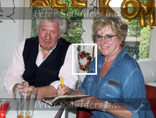 Laren, 8 Augustus 2018
Willibrord Frequin samen met Catherine Keyl