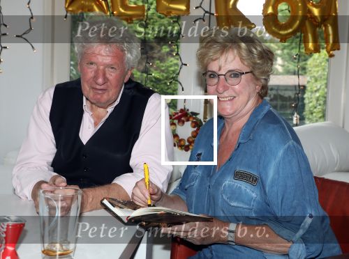 Laren, 8 Augustus 2018
Willibrord Frequin samen met Catherine Keyl