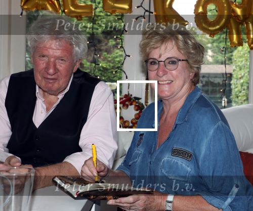 Laren, 8 Augustus 2018
Willibrord Frequin samen met Catherine Keyl