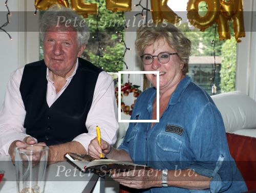 Laren, 8 Augustus 2018
Willibrord Frequin samen met Catherine Keyl