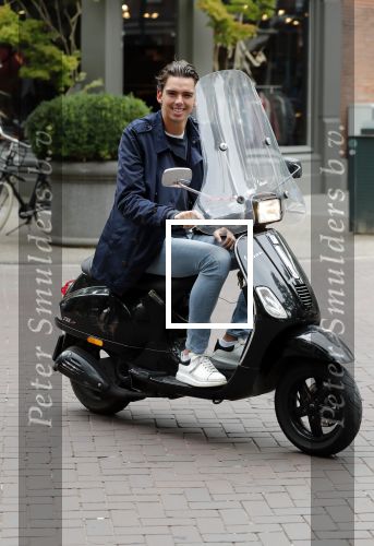 Amsterdam 29 augustus 2018
Yves Berendse op zijn vespa scooter