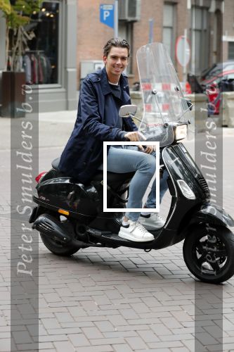 Amsterdam 29 augustus 2018
Yves Berendse op zijn vespa scooter