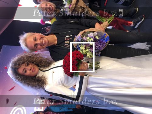 Amsterdam 8 september 2018
Zoey Ivory in trouwjurk tijdens modeshow van Goldbergh (Sandra Peet)