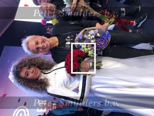 Amsterdam 8 september 2018
Zoey Ivory in trouwjurk tijdens modeshow van Goldbergh (Sandra Peet)