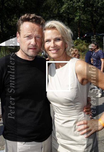 Hilversum 27 augustus 2019
Najaarspresentatie NPO op het mediapark. Anita Witzier met haar man Michiel