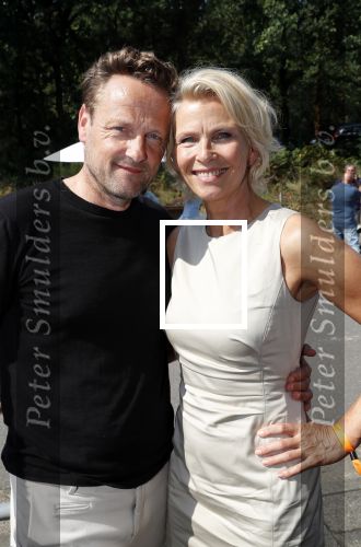 Hilversum 27 augustus 2019
Najaarspresentatie NPO op het mediapark. Anita Witzier met haar man Michiel