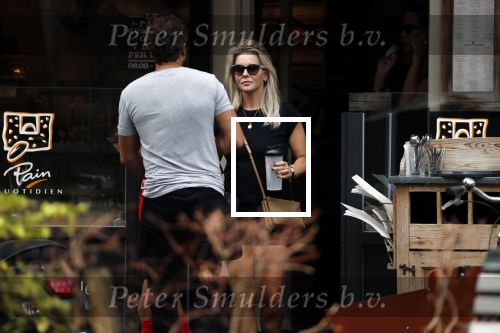 Amsterdam 28 augustus 2019
Chantal janzen met man Marco Geeratz en hun zoontje op de cornelis schuytstraat.