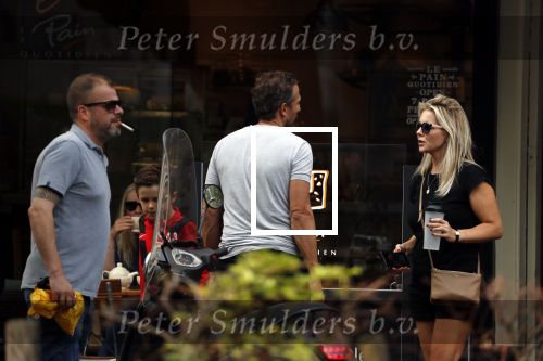 Amsterdam 28 augustus 2019
Chantal janzen met man Marco Geeratz en hun zoontje op de cornelis schuytstraat.