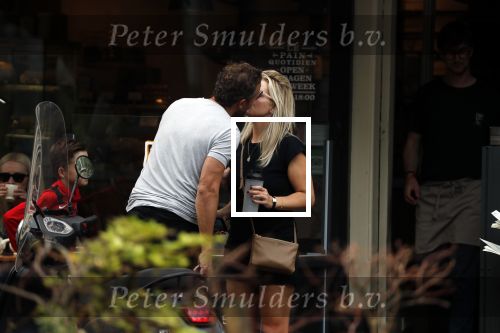 Amsterdam 28 augustus 2019
Chantal janzen met man Marco Geeratz en hun zoontje op de cornelis schuytstraat.