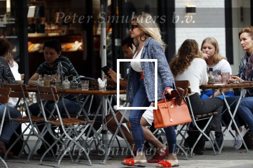 Amsterdam 21 augustus 2019
Connie Witteman lunchen met haar zoon Marvin Breukhoven .