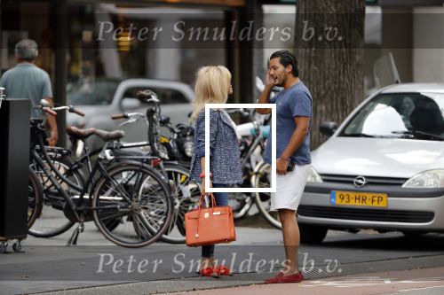 Amsterdam 21 augustus 2019
Connie Witteman lunchen met haar zoon Marvin Breukhoven .