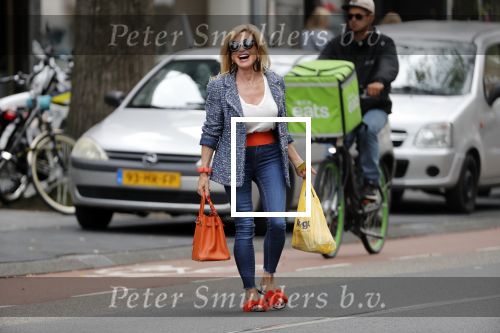 Amsterdam 21 augustus 2019
Connie Witteman lunchen met haar zoon Marvin Breukhoven .