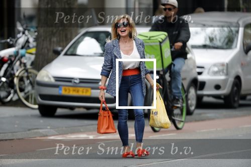 Amsterdam 21 augustus 2019
Connie Witteman lunchen met haar zoon Marvin Breukhoven .