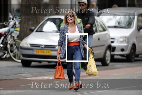 Amsterdam 21 augustus 2019
Connie Witteman lunchen met haar zoon Marvin Breukhoven .